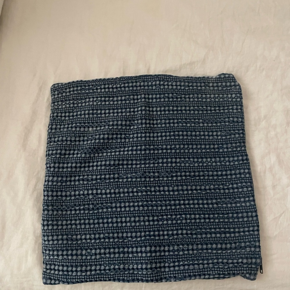 Pottery Barn Blue Accent Pillow Cover